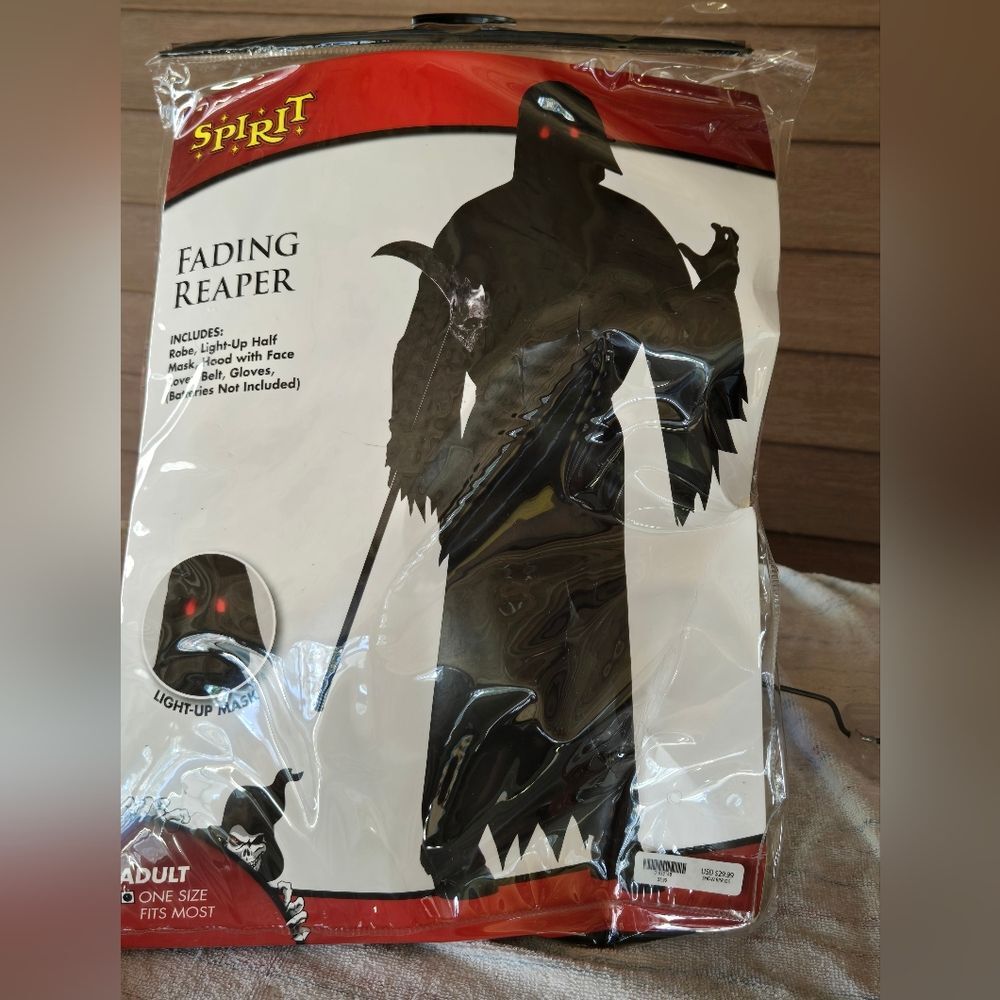 Spirit Fading Reaper Or Scram Adult Costume - Black
